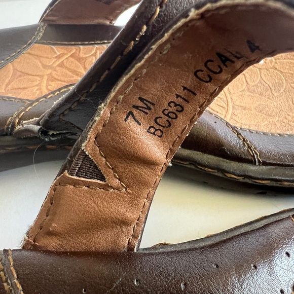 Born B.O.C slide sandals woman's size 7 Brown - Picture 3 of 6